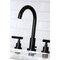 Kingston Brass FSC8925CML Manhattan Widespread Bathroom Faucet W/ Brass Pop-Up, Bronze FSC8925CML - alternate 2
